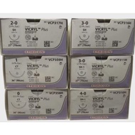 Vicryl Sutures ETHICON ( 4-0, 3-0, 2-0, 1, 0 ) sold per piece