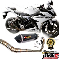 Akrapovic racing exhaust para sa CBR150R canister inlet 51/mm