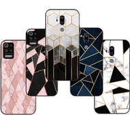 LG Q6 V60 ThinQ 5G UW V50 ThinQ 5G V50S K52 k42 K62 G8 ThinQ G7 ThinQ G8X ThinQ Soft Case TPU Silicone Cover BS18 Frosted Marble art