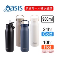 Australia Oasis-Sorrento Ceramic Pop Lid Straw Thermos 900ml (With Straw) Tumbler