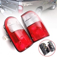 ไฟท้าย โคมไฟท้าย สีแดง สีขาว รุ่น โตโยต้า ไฮลักซ์ ไทเกอร์ LN 147 RZN 169 MK 4 รถกระบะ Toyota Hilux T