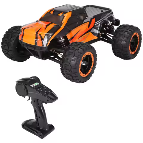 16889A-Pro 1/16 2.4G 4WD 45km/h RC Car Brushless Motor Vehicle with LED Light Electric Off-Road Truc