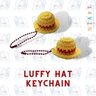 Luffy Hat Keychain (niart.craft)
