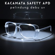 TERMURAH Kacamata Minus Safety Bening Pria Wanita Photocromic Gaya Distro Keren Optik Ori