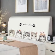 bed head cover 床头罩全包床头套罩装饰万能通用1.8m床头遮丑神器床靠背防尘罩套 现货 26.1.4