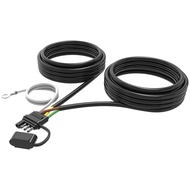 4 Pin 5 Wire Trailer Wiring Harness Kit 26FT 16AWG Core with Jacketed Cable Trailer Light Kit 4 Way