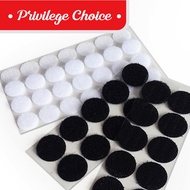 Pairs Velcro Points 1.5cm 2cm Diameter Coin Sewing Back Sticky Stickering Hook Velcro Magic Tape