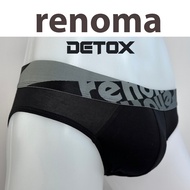 กางเกงในชาย Renoma​ รุ่น Detox  รุ่นยอดฮิต ขอบเล็ก ผ้าเยื่อไผ่ มีคุณสมบัติในการป้องกันเชื้อรา ผ้านุ่