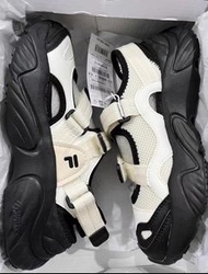 👟正貨 FILA FUSION Conch 防滑耐磨 運動涼鞋 女款 黑白