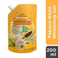 Luxe Organix Papaya-Gluta Whitening Gel 200Ml 8Ab