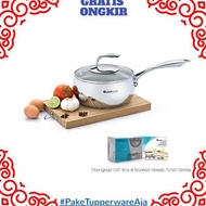 sauce pan panci stainless steel Tupperware Tchef series