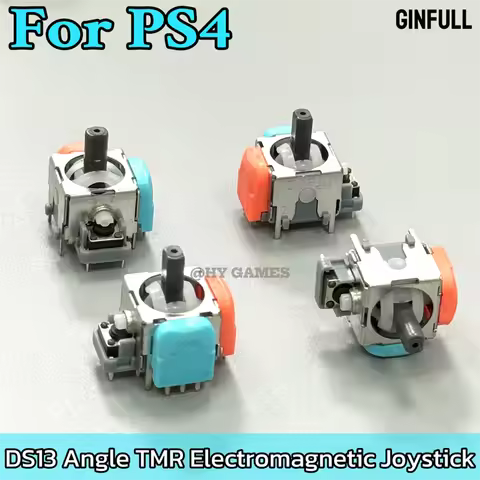 30PCS GINFULL DS13 Angle TMR Electromagnetic Joystick for PS4 Gamepad Controller 2nd Gen Magnetic 3D