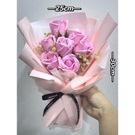 7 Stalk Soap Flower Bouquet Soap Sunflower Cap Gown Flower Bouquet for Graduation Convocation