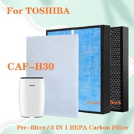 ทดเเทนโทชิบะเครื่องกรองอากาศ CAF-H30 CAF-H30 (W) รองรับ HEPA และตัวกรองคาร์บอนคอมโพสิต
