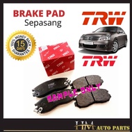 NISSAN SYLPHY G11 REAR BRAKE PAD TRW