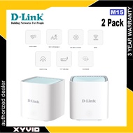 D-LINK M15 (2-Pack) | M15 (3-Pack ) Eagle Pro AI AX1500 Smart Wireless WiFi 6 Mesh AX1500 Mesh Syste