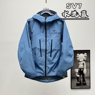 2026Arcteryx Jacket ALPHA SV 7 GORE-TEX Pro Men Women Jacket Outdoor Raincoat All-Match Sports Style