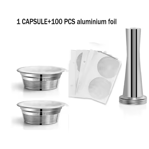 iCafilas For Lavazza mio Reusable Coffee Capsule Refilable Filter Basket Stainless Steel Metal For L