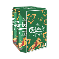 嘉士伯 - 嘉士伯 啤酒 500ml x 4罐 (新舊包裝隨機發送)