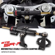 For CFMOTO 675SRR 675SS Motorcycle Stabilizer Streeing Amper Mounting Bracket CNC Support Absorble  