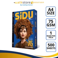 Sidu A4 HVS Paper 75g 500 Sheets A4 Printed Paper & Photocopy Paper - 75 Grams