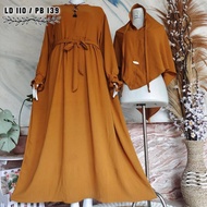 GAMIS POLOS ORANGE DEWASA BAHAN KATUN TANPA KERUDUNG
