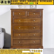 Contact seller】tural Camphor Wood Chest of Drawers Chest of Six Drawers Solid Wood Chest of Drawers 