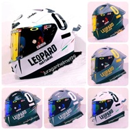 Helm Full face alv Genesis Paket Ganteng Leopard