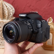 CANON 600D NO VIGNET BEKAS FULLSET MURAH BUKAN 200D 400D