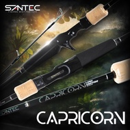 SANTEC - CAPRICORN BASS ROD - LURE CASTING - 2 SECTION CASTING/SPINNING ROD