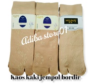 KAOS KAKI STOKING JEMPOL WANITA / KAOS KAKI STOKING JEMPOL BORDIR