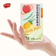 White Kidney Bean Fruit and Vegetable Jelly 15g*7 Pieces白芸豆果冻纤维果蔬果冻刮油猛