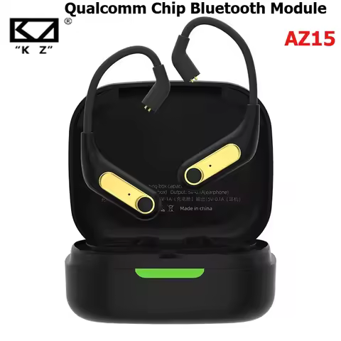 KZ AZ15 Upgrade Wireless Headphones Bluetooth-compatible 5.2 Cable Wireless Ear Hook With Charging C