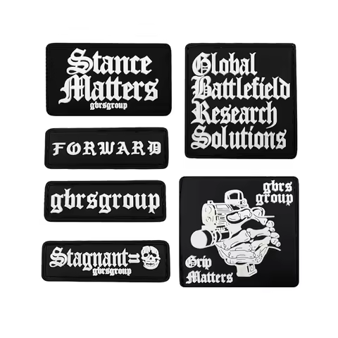 GBRS Group 3D PVC Patch Stickers Hook&loop Patches for Clothing GEISSELE Tactical Morale Badges on B