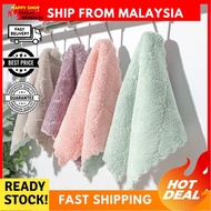 Kain Lap Dapur Kain Lap MejaSuper Absorbent Microfiber Cleaning Cloth Kitchen Towel Cleaning Towel K