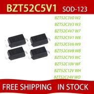 5PCS BZX84C6V8 BZX84C7V5 BZX84C8V2 BZX84C9V1 BZX84C10 BZX84C12 BZX84C15 BZX84C16 BZX84C20 BZX84C24 S