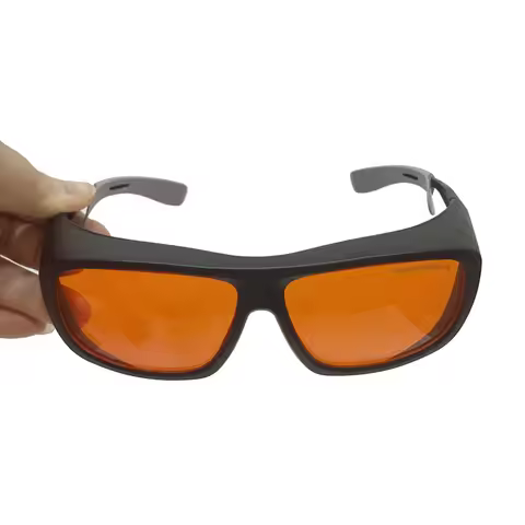 1pc 180nm-540nm 532nm Laser Protective Glasses OD5+ Large Frame Without Box