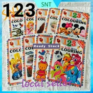 SNT(B828) Sticker Book For Kids Activity Set 123 Book For Kids Colouring Book Learning Resources