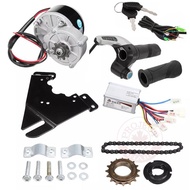 ชุดติดตั้งจักรยานไฟฟ้าราคาประหยัด 24V250W Easy DIY ELectric Bike Kit Shop Set (สีดำ)
