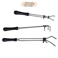 [LOVIVER] Crucible Tongs Hand Tool High Temperature Resistant Heavy Duty Crucible Holder Tongs for P