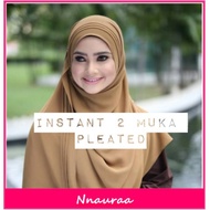 💠 SHAWL INSTANT TUDUNG SARUNG 2 MUKA PLEATED 2 LOOPS PLEATED💠