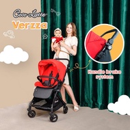 Stroller Bayi Cocolatte Verzza 4WD 21208 Reversible Kereta Dorong Hadap Ibu