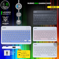 🎮 GAMING NUBWO NKB-100 PROMISE BLUETOOTH KEYBOARD SLIM คีย์บอร์ด บลูทูธ เล็ก ชาร์จได้ Micro USB NKB1