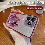 Phone Case Realme Note 50 C61 C63 C65 C67 C53 C51 C55 C35 C33 C31 C30 C30S Luxury Glitter Bling Pape