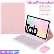 Galaxy Tab S6 Lite Case Keyboard For Samsung Galaxy Tab S6 Lite 10.4 S7 FE S9 FE A8 A9 A9+ S9+ S8+ S