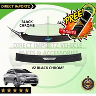 Toyota Vios 2014 to 2018 OEM Rear Stepsill Black Chrome / All Black Bumper Guard Step Sill