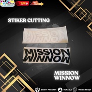 Cutting Sticker MISSION WINNOW Hologram MISSION WINNOW Sticker/