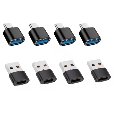 OTG USB 2.0 to Type-C Adapter USB Female to Type-C Male Fast Charging Adapter OTG USB-C for iPhone 1