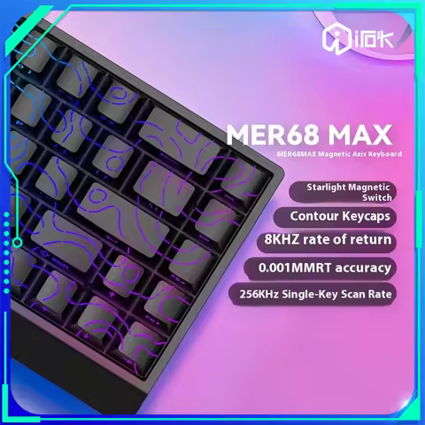 IROK Mercury68 Max Magnetic Switch Keyboard Carotmas Mercury 68 8000Hz RT0.001mm Mechanical Keyboard