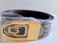 GUCCI 中古絕版雙面皮帶 有禮盒